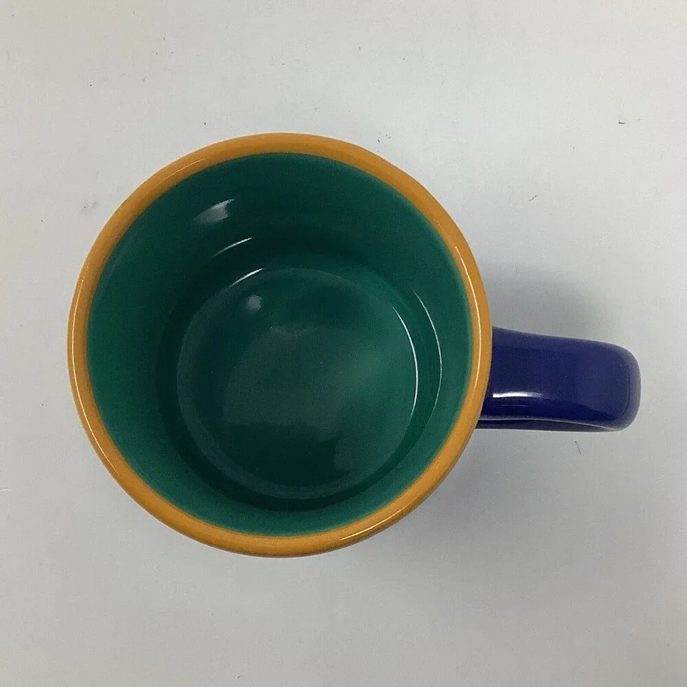 Mickey Mouse The Disney Store Blue Coffee‎ Tea Mug Cup With Box